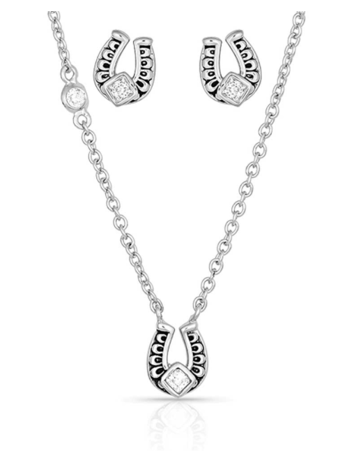 Montana Silversmith Keep A Little Luck Jewelry Set