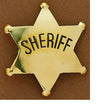 M&F Western Children's Gold Sheriff Badge