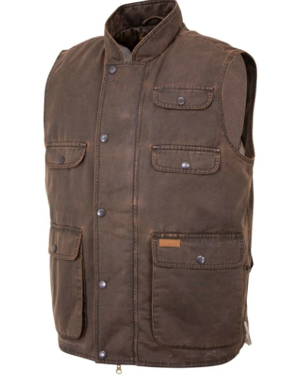 Outback Trading Men's Cobar Vest - Brown