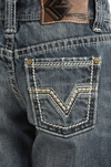 Rock & Roll Denim Boy's BB Gun Medium Vintage Bootcut Jeans