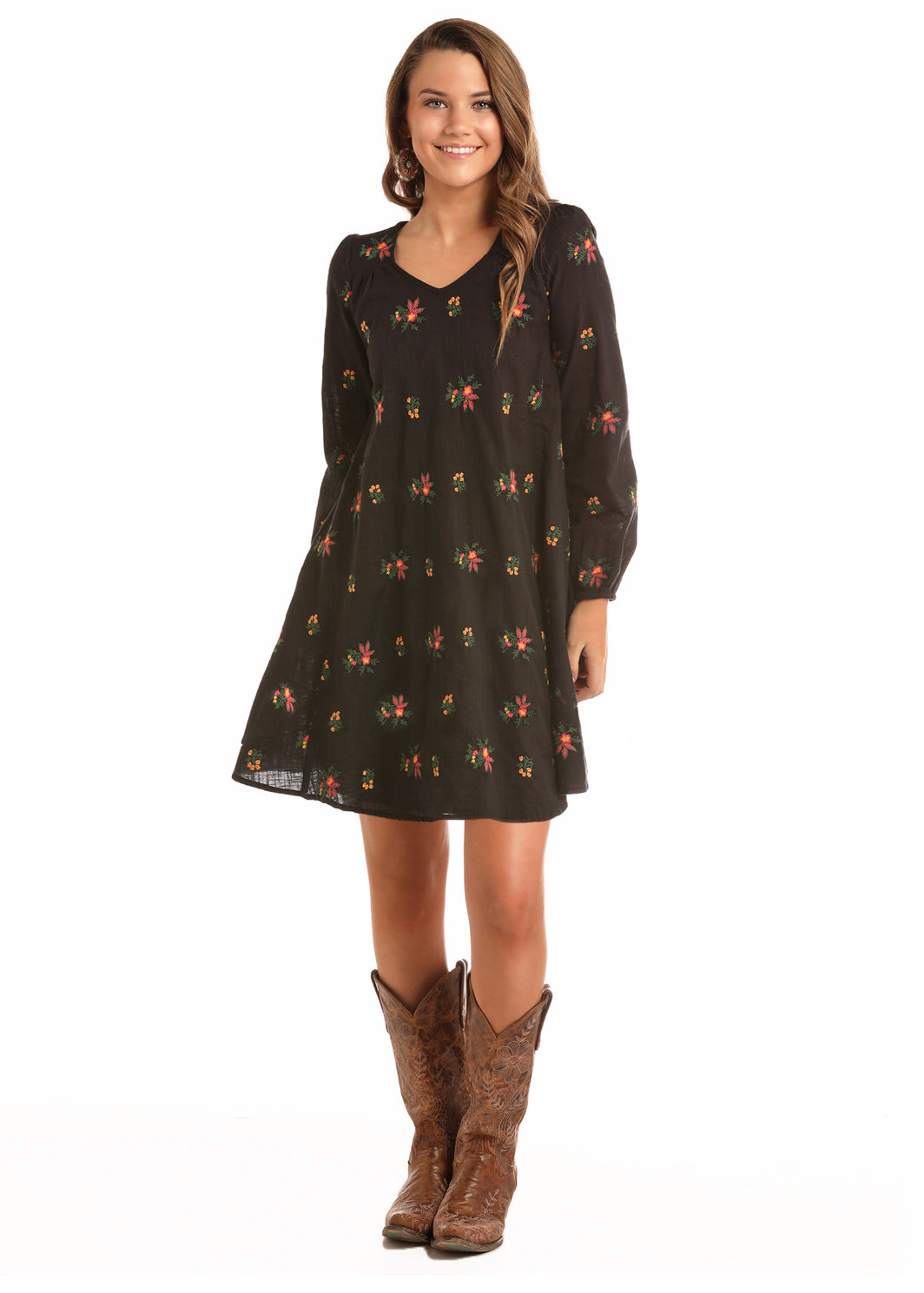 Rock & Roll Cowgirl Floral Dress