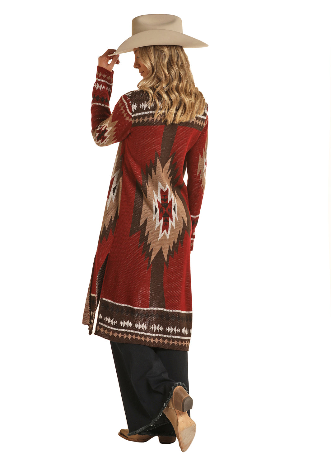 Rock Roll Women's Aztec Duster Centerville Western Store