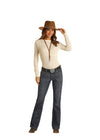 Rock & Roll Cowgirl Mid Rise Jeans