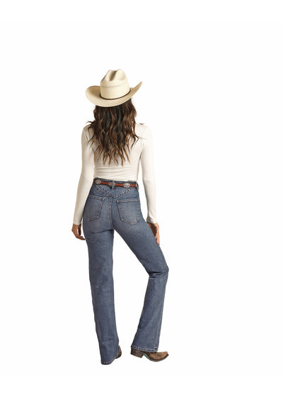 Rock & Roll Cowgirl Women's High Rise Jean