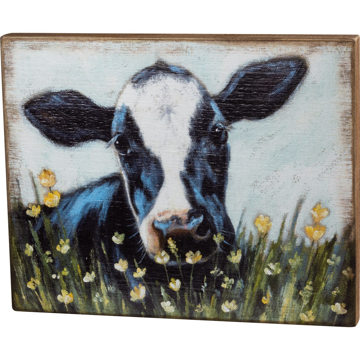 Primitives by Kathy Cow Box Sign