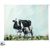 Primitives By Kathy - Kitchen Towel Cow And Calf