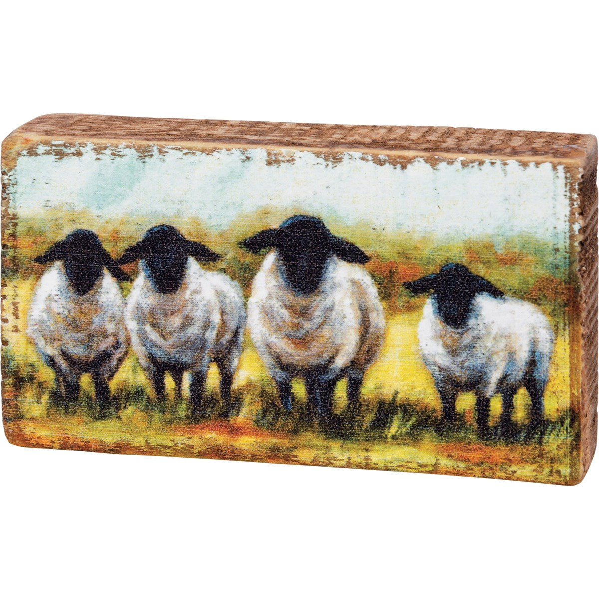 Primitives by Kathy Sheep Block Sign