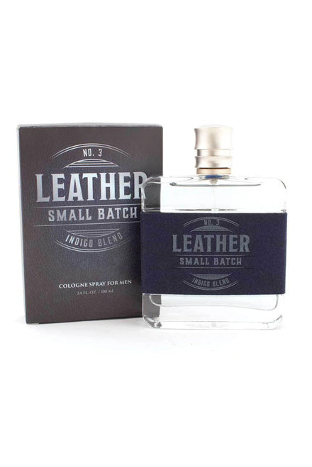 Tru Fragrance Men's Leather Small Batch No. 3 Indigo Blend Cologne