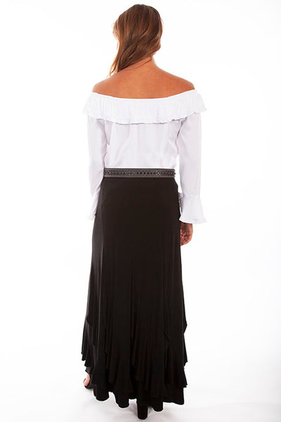 Scully Women's Honey Creek Ruffled Gord Skirt