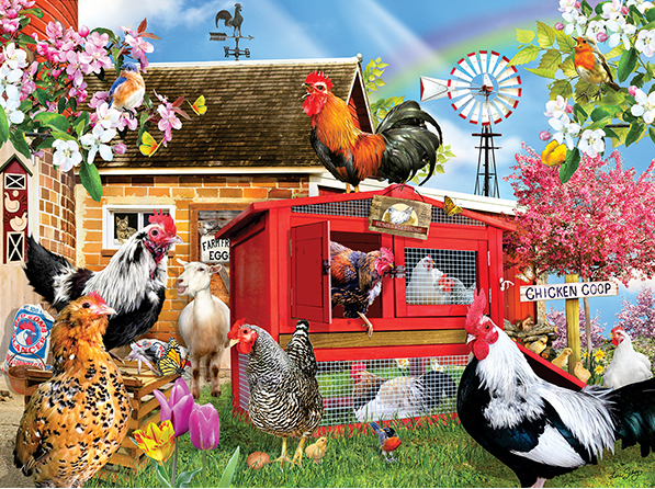 Chicken Coop - 1000 Piece Puzzle