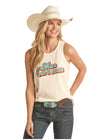 Rock & Roll Cowgirl Graphic Tank Top