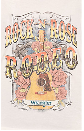 Wrangler Women's Rock-N-Rose Rodeo Tee
