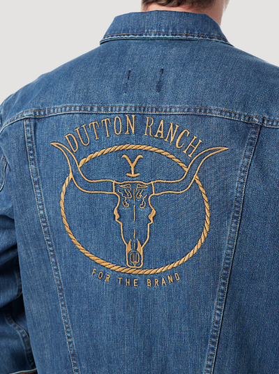 Wrangler Men's Yellowstone For The Brand Denim Jacket