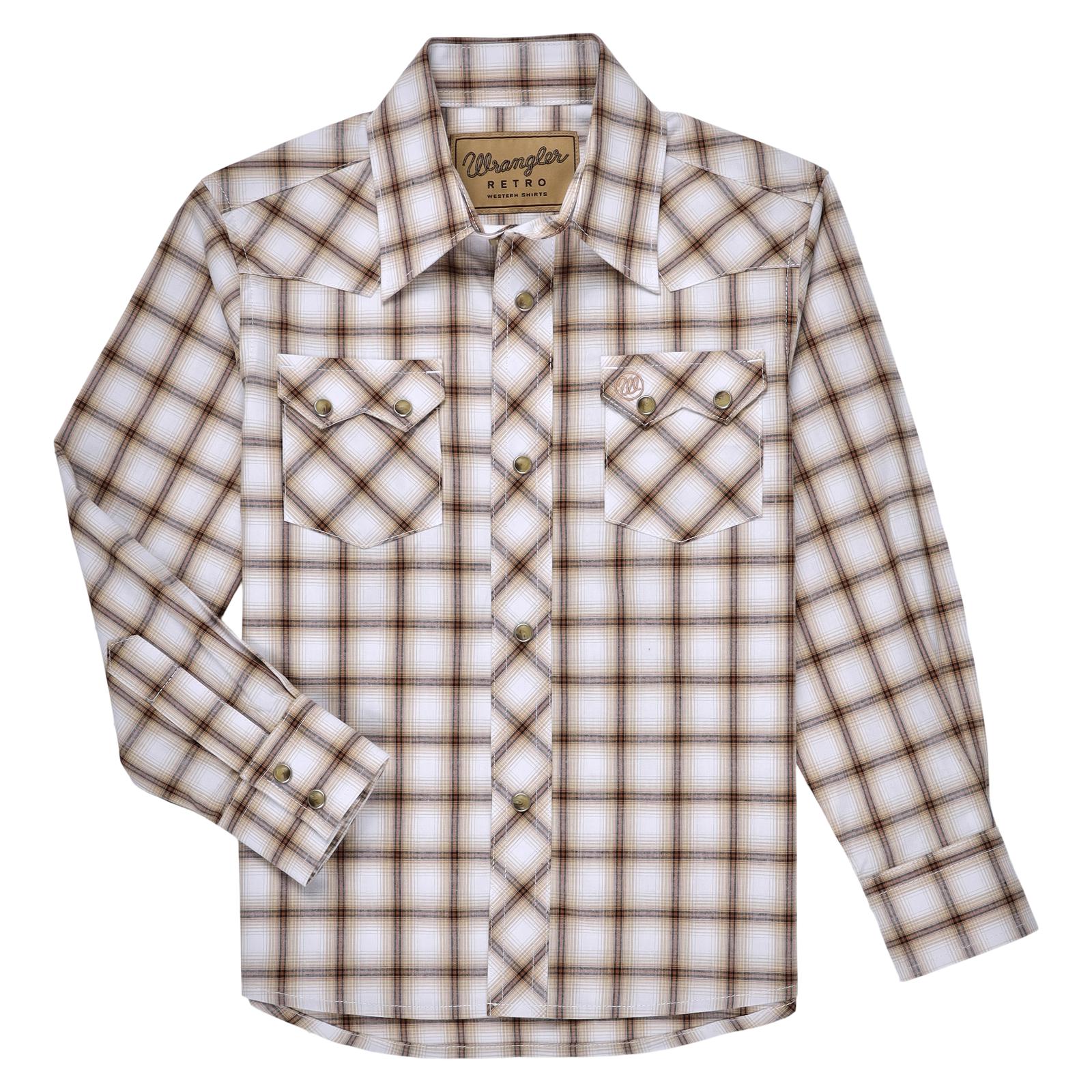Wrangler Boy's Plaid Retro Shirt