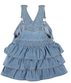 Wrangler Infant Girl's Ruffle Overalls Dress