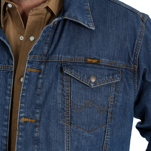 Wrangler Men s Concealed Carry Unlined Denim Jacket Centerville Western Store