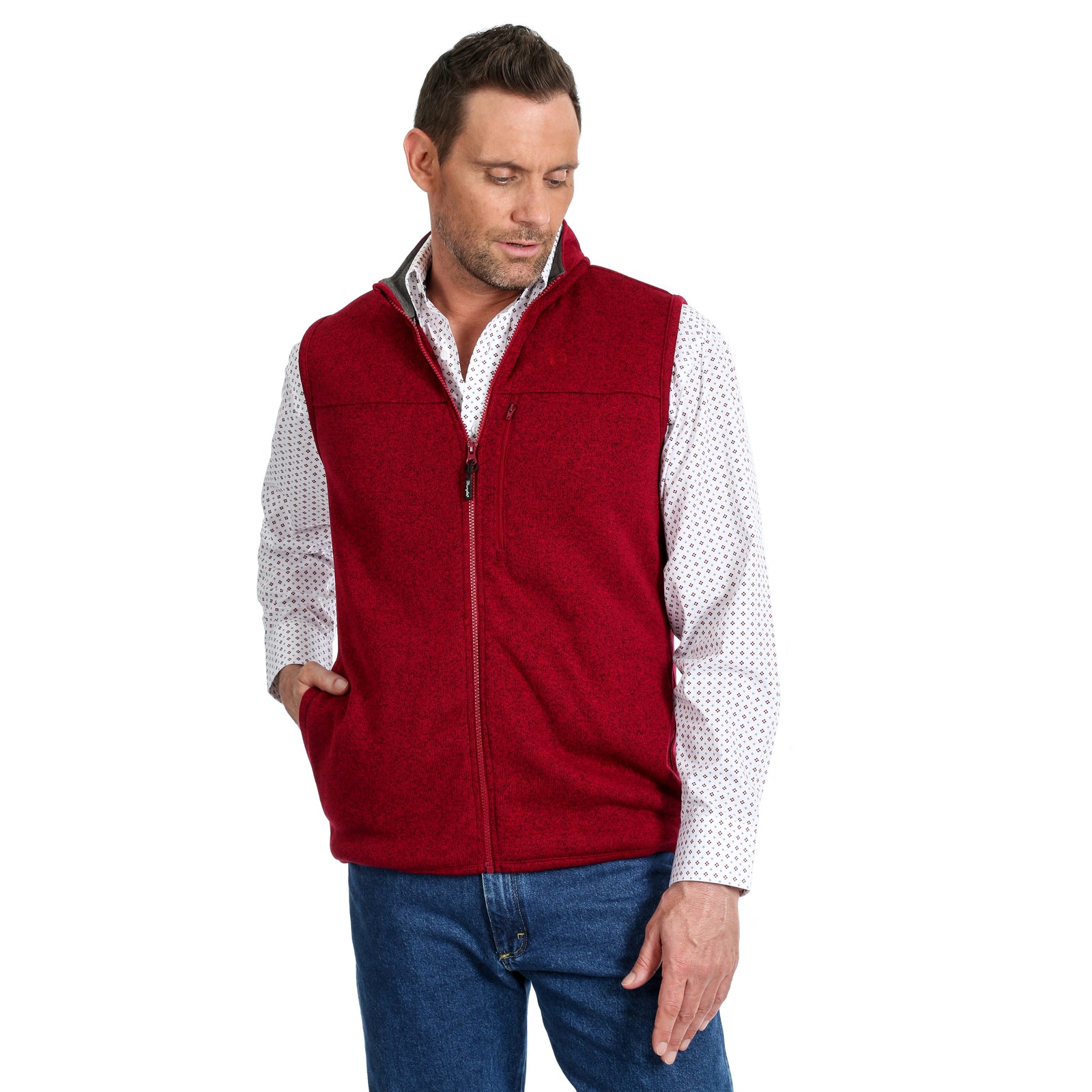 Wrangler Men's George Strait Knit Vest