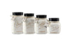 Young's 4 Piece Ceramic Country Canister Set - IN STORE PURCHASE ONLY