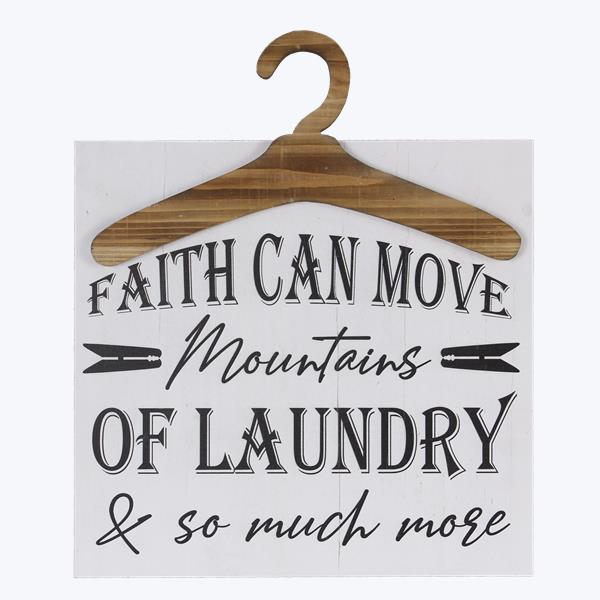 Young's Inc Wood Laundry Box Sign