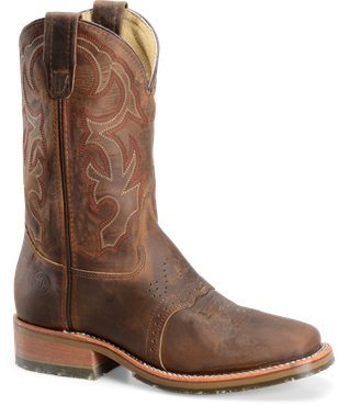 Double H Mens 11" Square Toe Ice Roper Western Boot