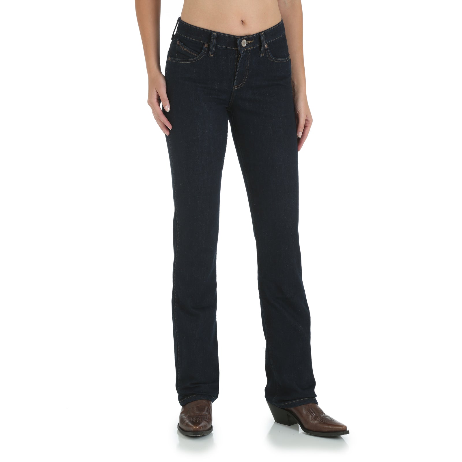 Wrangler Women's Dark Denim Ulimate Q-Baby Riding Jean